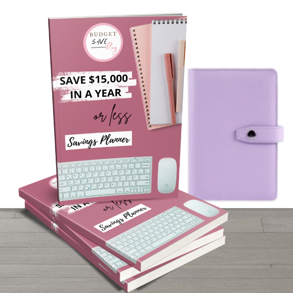 Save $15k Book and Money Binder