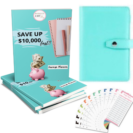 Savings Challenges Book + Binder